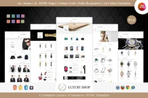 Mua Luxury Shop eCommerce HTML Template giá rẻ