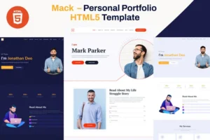 Mua Mack - Personal Portfolio HTML5 Template giá rẻ