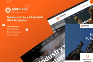 Mua Madexry - Factory & Industrial HTML Template giá rẻ