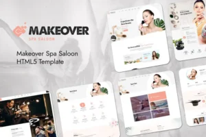 Mua Makeover - Spa Saloon Responsive HTML5 Template giá rẻ