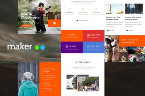 Mua Maker Mail - Responsive E-mail Template giá rẻ