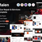 Malen – Car Repair And Services HTML Template