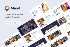 Mua Manit - IT Solutions & Technology Next Js Template giá rẻ