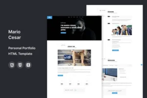 Mua Mario Cesar : Personal Portfolio HTML Template giá rẻ