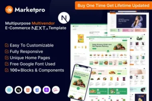 Mua MarketPro - eCommerce Multivendor React Next JS giá rẻ