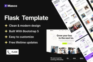 Mua Masco - Saas Software Startup Flask Template giá rẻ