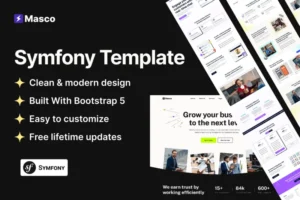 Mua Masco - Symfony Saas Software Startup Template giá rẻ