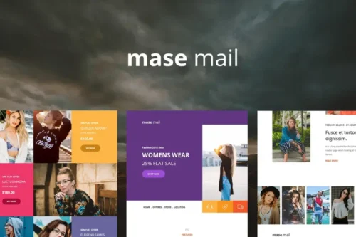 Mua Mase Mail - Responsive E-mail Template giá rẻ