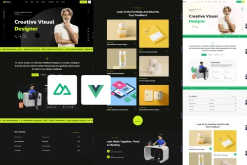 Mua Matias - Personal Portfolio Vue Nuxt 3 Template giá rẻ