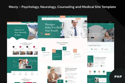 Mua Meciy - Psychology and Medical PHP Template giá rẻ