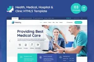 Mua Medcity - Health & Medical HTML5 Template giá rẻ
