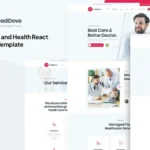 MediDove – Medical and Health React Next js