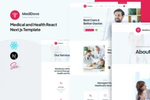 Mua MediDove – Medical and Health React Next js giá rẻ