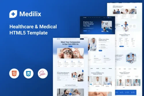Mua Medilix - Healthcare & Medical Bootstrap HTML5 giá rẻ