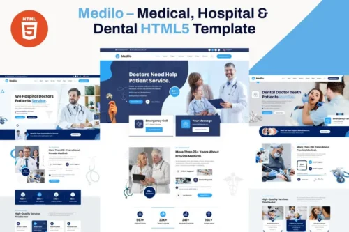 Mua Medilo - Medical, Hospital & Dental HTML Template giá rẻ