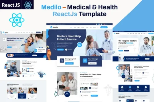 Mua Medilo- Medical,Hospital & Dental ReactJs Template giá rẻ