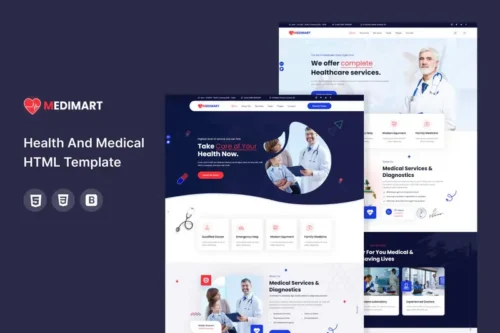 Mua Medimart – Health And Medical HTML Template giá rẻ