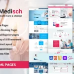 Medisch health care appointment HTML template
