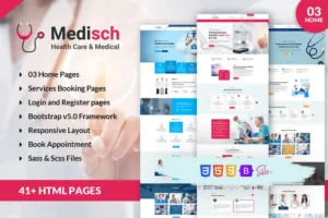 Mua Medisch health care appointment HTML template giá rẻ