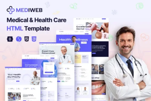 Mua Mediweb – Health & Medical HTML Template giá rẻ