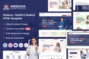 Mua Medova – Health & Medical HTML Template giá rẻ