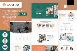 Mua Medunit | Psychologists & Health Care HTML Templat giá rẻ