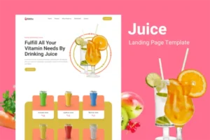 Mua Mehu - Juice Landing Page Template giá rẻ