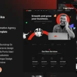 Meika – Creative Agency HTML Template