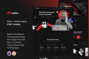 Mua Meika – Creative Agency HTML Template giá rẻ
