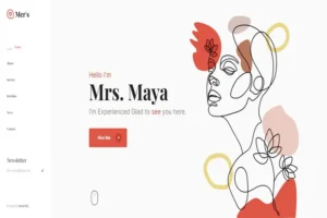 Mua Mer's - Personal Portfolio Template giá rẻ