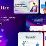 Metize – Startup & SaaS HTML Template