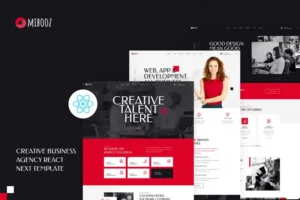 Mua Mibooz - Creative Agency React Next Template giá rẻ