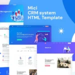 Mici – CRM system HTML Template