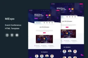 Mua MiExpo | Event Conference HTML Template giá rẻ