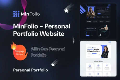 Mua MinFolio - Personal Portfolio Website Template giá rẻ