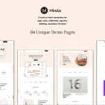 Miwlo – Landing Page HTML Template