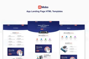 Mua Mobo - App Landing Page HTML Templates giá rẻ