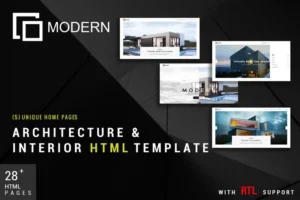 Mua Modern Architecture Interior Template giá rẻ