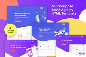 Mua Momo – Multipurpose Saas Agency HTML Template giá rẻ