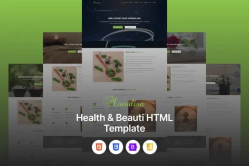 Mua Monalisa - Health & Beauty Parallax HTML Template giá rẻ