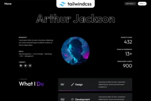 Mua Mone - Tailwind Personal Portfolio Template giá rẻ