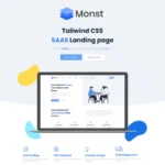 Monst – Startup Tailwind Saas landing page
