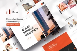 Mua Moork - Architecture & Interior React Template giá rẻ