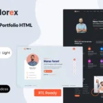 Morex – Tailwind CSS Personal Portfolio Template