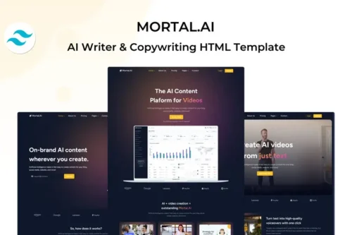 Mua Mortal - AI Writer & Copywriting Template giá rẻ