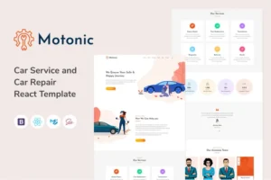 Mua Motonic - Car Repair Service React Template giá rẻ