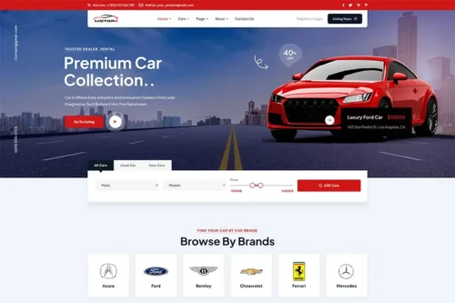 Mua Motorx - Car Dealer & Listing React NextJS Templat giá rẻ