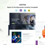 Motos – React Landing Template