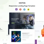 Motos – Responsive Bootstrap 5 Landing Template