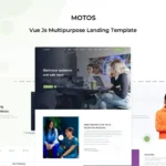 Motos – Vue Js Multipurpose Landing Template